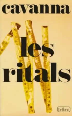 Couverture du produit · Les ritals (French Edition)
