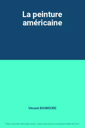 Couverture du produit · La peinture américaine
