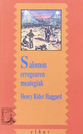 Couverture du produit · Salomon erregearen meategiak