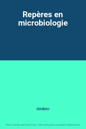 Couverture du produit · Repères en microbiologie