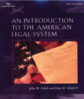 Couverture du produit · An Introduction to the American Legal System