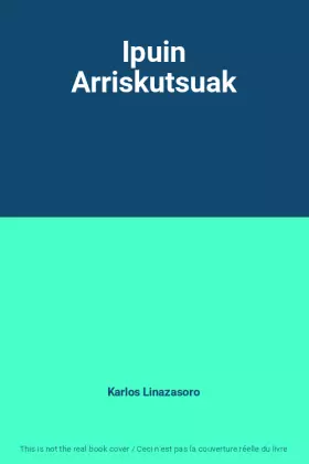 Couverture du produit · Ipuin Arriskutsuak