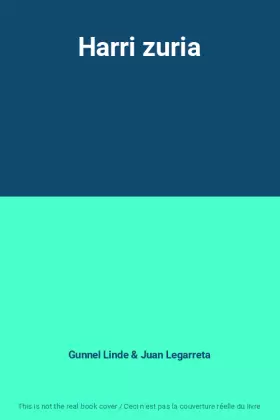 Couverture du produit · Harri zuria