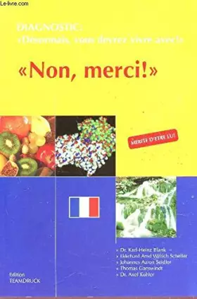 Couverture du produit · Diagnostics, désormais vous devrez vivre avec Non merci