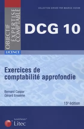 Couverture du produit · DCG10 : Exercices de comptabilité approfondie (ancienne édition)