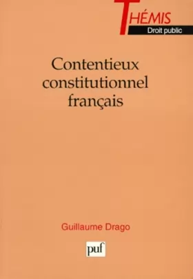 Couverture du produit · Contentieux constitutionnel français