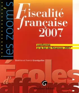Couverture du produit · Fiscalité française : Conforme à la loi de finances