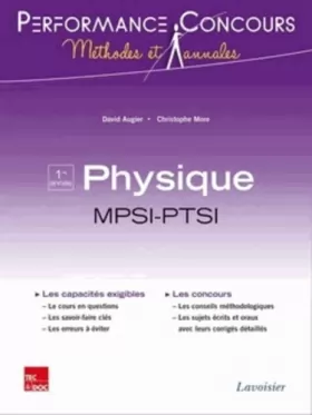 Couverture du produit · Physique 1re année MPSI-PTSI