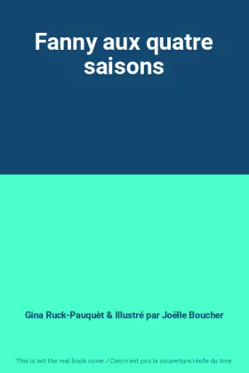 Couverture du produit · Fanny aux quatre saisons