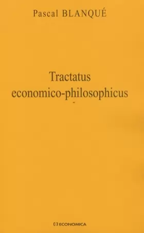 Couverture du produit · Tractatus economico-philosophicus
