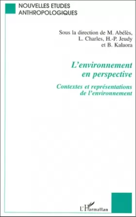 Couverture du produit · L'environnement en perspective : contextes et représentations de l'environnement