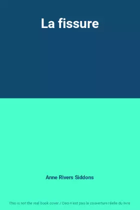 Couverture du produit · La fissure