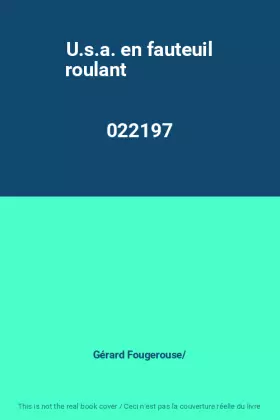 Couverture du produit · U.s.a. en fauteuil roulant                                                                    022197