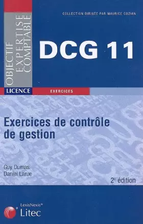 Couverture du produit · Exercices de contrôle de gestion : DCG Epreuve N°11