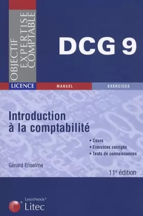 Couverture du produit · Introduction à la comptabilité DCG 9
