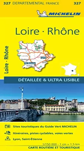 Couverture du produit · Carte Départemental Michelin Loire, Rhône