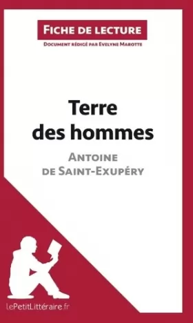 Couverture du produit · Terre des hommes d'Antoine de Saint-Exupéry (Analyse de l'oeuvre): Comprendre la littérature avec lePetitLittéraire.fr