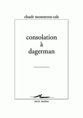 Couverture du produit · Consolation à Dagerman