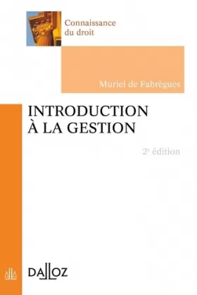 Couverture du produit · Introduction à la gestion - 2e ed.: Connaissance du droit