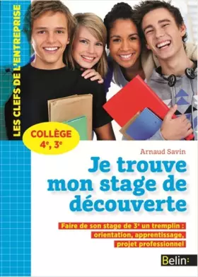 Couverture du produit · Je trouve mon stage au collège