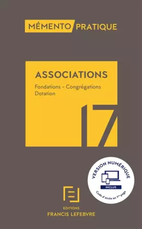 Couverture du produit · MEMENTO ASSOCIATIONS 2017