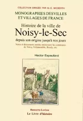 Couverture du produit · Noisy-le-sec et ses environs