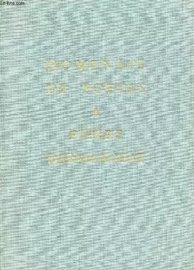 Couverture du produit · HOMENAJE DE POETAS A PIERRE DARMANGEAT