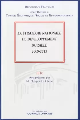 Couverture du produit · La stratégie nationale de développement durable 2009-2013