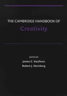 Couverture du produit · The Cambridge Handbook of Creativity