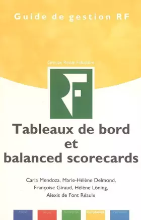 Couverture du produit · Tableaux de bord et balanced scorecards