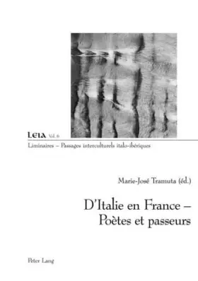 Couverture du produit · D'Italie en France - Poètes et passeurs