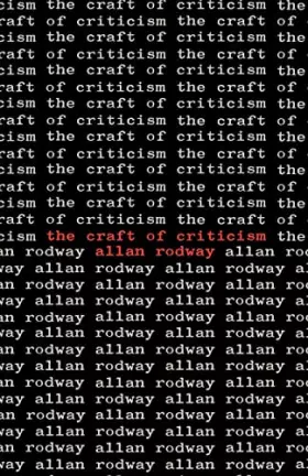 Couverture du produit · The Craft of Criticism
