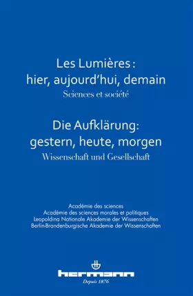 Couverture du produit · Les Lumières, hier, aujourd'hui, demain: Sciences et société