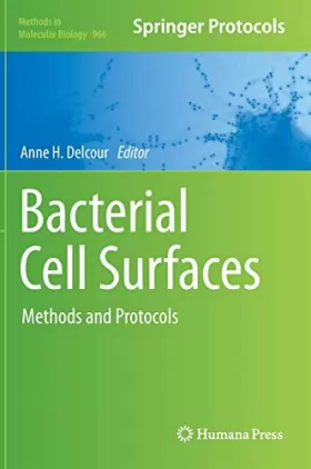 Couverture du produit · Bacterial Cell Surfaces: Methods and Protocols