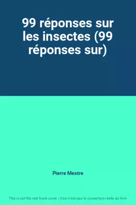 Couverture du produit · 99 réponses sur les insectes (99 réponses sur)