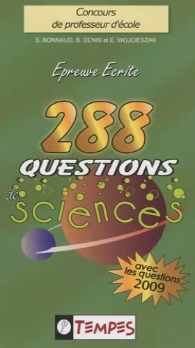 Couverture du produit · 288 questions de sciences avec 107 confusions à éviter