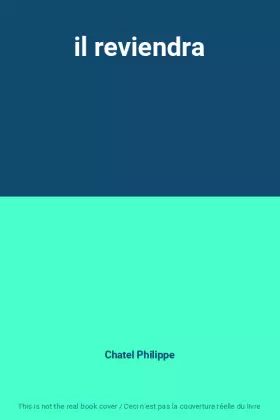 Couverture du produit · il reviendra