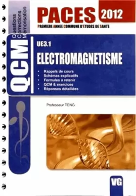 Couverture du produit · Electromagnétisme UE3.1
