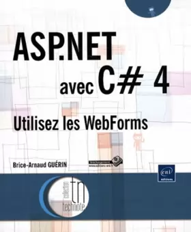 Couverture du produit · ASP.NET avec C 4 - Utilisez les WebForms