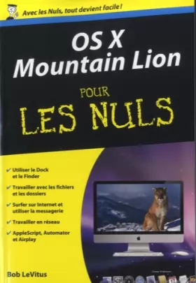 Couverture du produit · Mac OS X Mountain Lion Poche Pour les Nuls