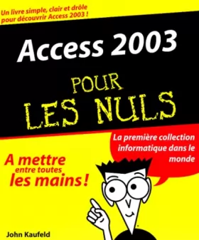 Couverture du produit · Access 2003