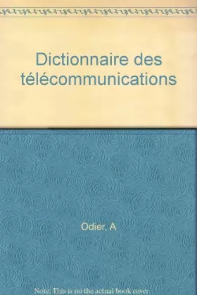 Couverture du produit · Dictionnaire des télécommunications
