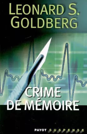 Couverture du produit · Crime de mémoire