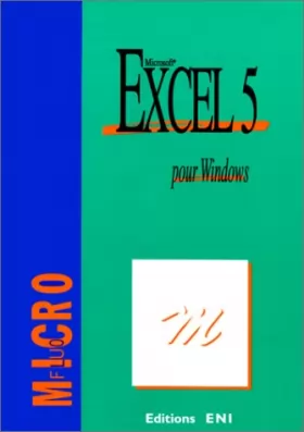 Couverture du produit · Excel 5 pour Windows
