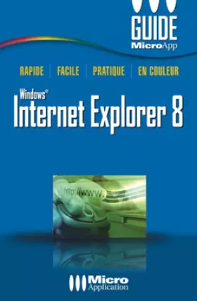 Couverture du produit · Internet Explorer 8