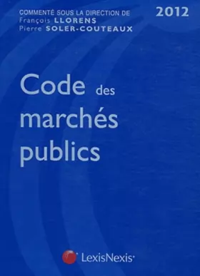 Couverture du produit · Code des marchés publics 2012