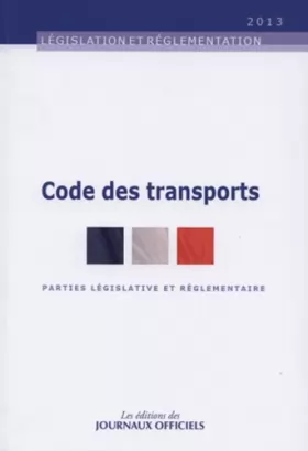 Couverture du produit · Code des transports - Brochure 20063