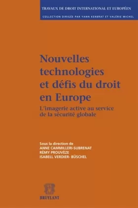 Couverture du produit · Nouvelles technologies et défis du droit en Europe