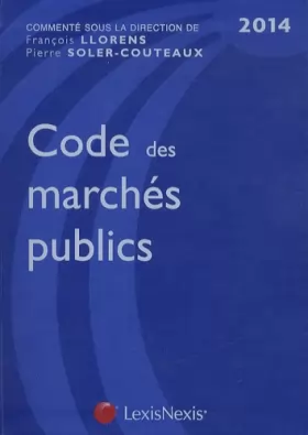 Couverture du produit · Code des marchés publics 2014
