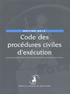 Couverture du produit · Code des procédures civiles d'exécution